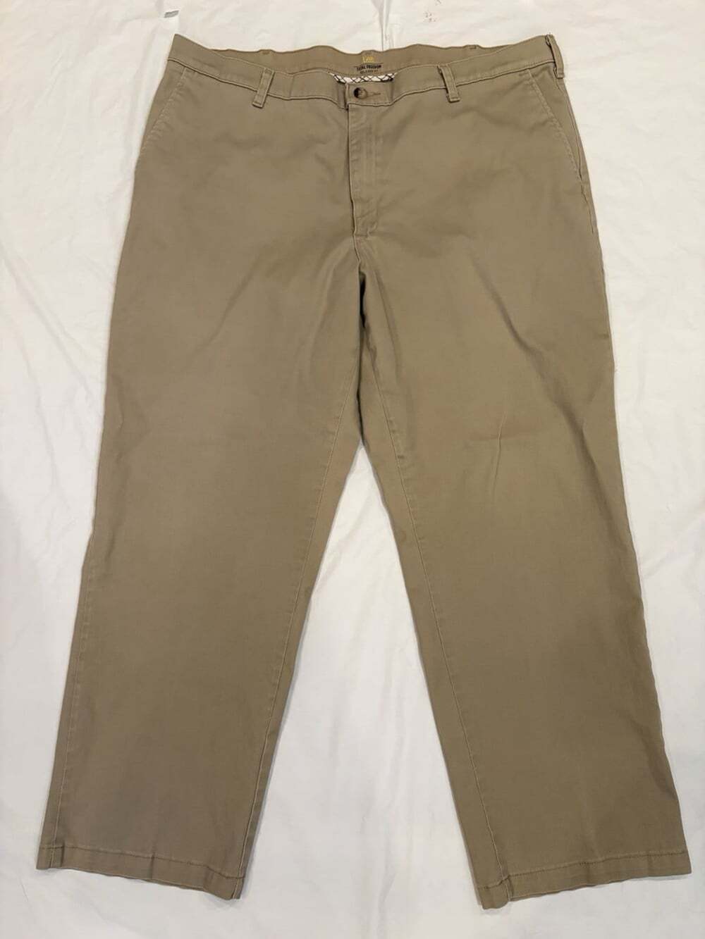 Lee Total Freedom Pants Men's 42x30 Tan Relaxed Fit